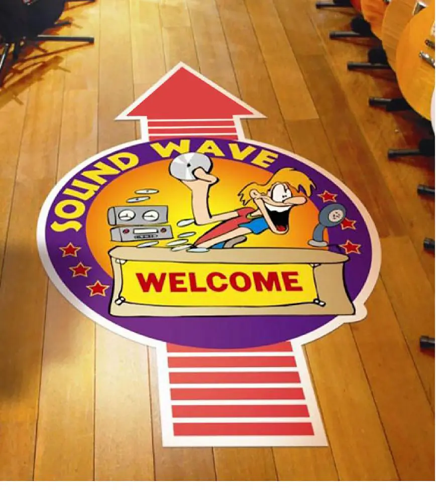 Vinyl Floor Decals Baton Rouge - Signs in a Day events music